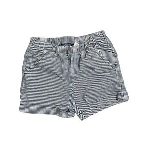 Hanna Andersson Girls Blue White Stripe Cotton Blend Pull On Shorts 130‎ Size 8